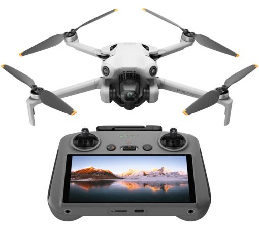 DJI Mini 4 Pro Drone with RC 2 Controller - Grey, Silver/Grey