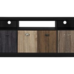 DOREL HOME 1769196PCOMUK Mercer 1524 mm TV Stand - Black, Black