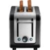 DUALIT Architect 26505 2-Slice Toaster - Black & Stainless Steel, Stainless Steel