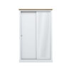 Devon 2 Door Sliding Wardrobe White