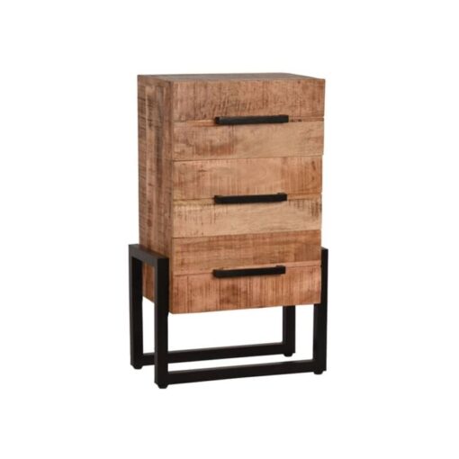 Drawer Cabinet Bolivia 50x30x83 cm Wood Label51 Multicolour