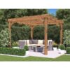 Dunster House Ltd. - Dunster House Wooden Pergola Garden Plant Frame Furniture Kit Leviathan 3m x 3m