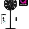 Duux Whisper Flex Black Pedestal Fan - 12 Inch