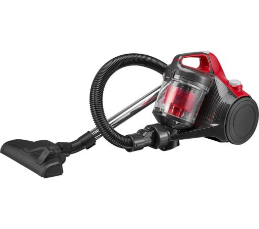 ESSENTIALS C700VC18 Cylinder Bagless Vacuum Cleaner - Red & Grey, Black,Red