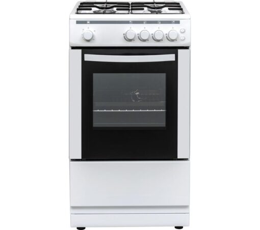 ESSENTIALS CFSGWH18 50 cm Gas Cooker - White, White