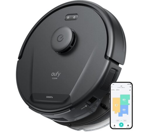 EUFY RoboVac L60 Hybrid Robot Vacuum Cleaner - Black, Black