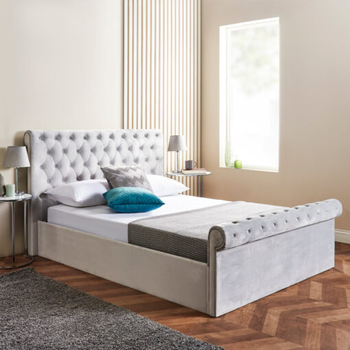 Edgehill Upholstered Ottoman Storage Bed with Mattress