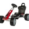 FERBEDO X-Racer Go-Kart - Silver & Red, Silver/Grey,Red