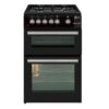 FLAVEL ML61NDK Gas Cooker - Black, Black