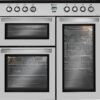 FLAVEL MLN9CRS 90 cm Electric Range Cooker - Silver, Silver/Grey