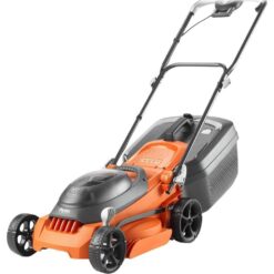 FLYMO EasiStore 340R Cordless Rotary Lawn Mower - Black & Orange