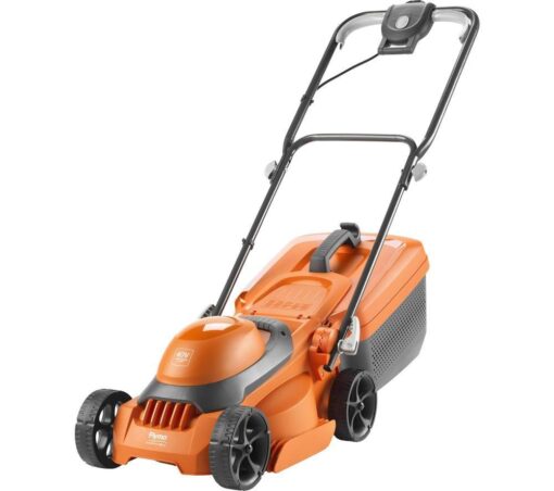 FLYMO SimpliStore 300 Li Cordless Lawn Mower - Orange & Black