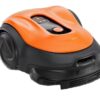 FLYMO UltraLife 800 Cordless Robot Lawn Mower - Black & Orange