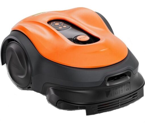 FLYMO UltraLife 800 Cordless Robot Lawn Mower - Black & Orange