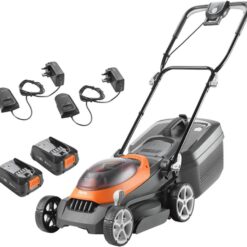 FLYMO UltraStore 340R Cordless Rotary Lawn Mower - Orange & Black