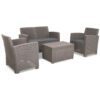 Faro Grey 4 Seater Conversation Set