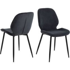 Femke Dining Chair in Anthracite Set of 4