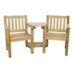 Forest Harvington Wooden Garden Love Seat 6'x2' (1.8x0.6m)