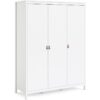 Furniture To Go - Barcelona Wardrobe with 3 doors in White