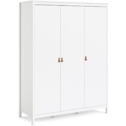 Furniture To Go - Barcelona Wardrobe with 3 doors in White