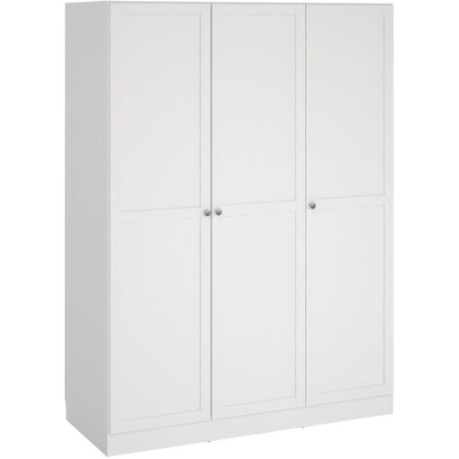 Furniture To Go - Brande Wardrobe with 3 Frame Doors in White