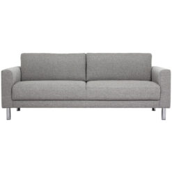 Furniture To Go - Cleveland 3-Seater Sofa in Nova Light Grey - Nova Light Grey