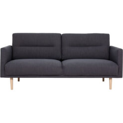 Furniture To Go - Larvik 2.5 Seater Sofa - Anthracite, Oak Legs