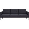 Furniture To Go - Larvik 3 Seater Sofa - Anthracite, Black Legs