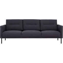 Furniture To Go - Larvik 3 Seater Sofa - Anthracite, Black Legs