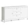 Furniture To Go - Madrid Sideboard 2 Doors + 3 Drawers in White