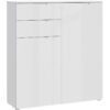 Furniture To Go - Sienna Chest of Drawers in White/White High Gloss