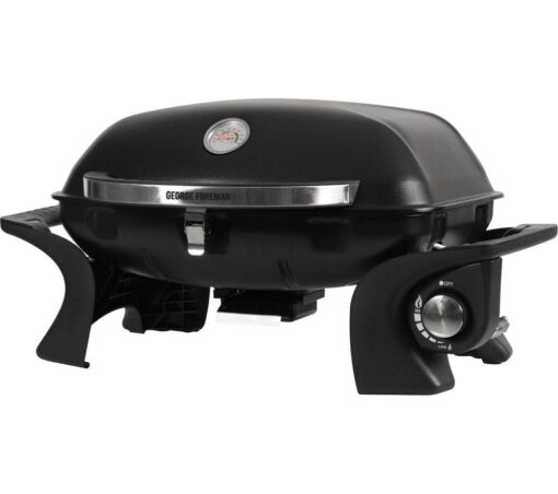 GEORGE FOREMAN GFSBBQ1 Portable Grill Gas BBQ - Black