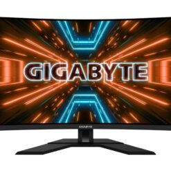 GIGABYTE M32QC Quad HD 32" Curved VA Gaming Monitor - Black, Black