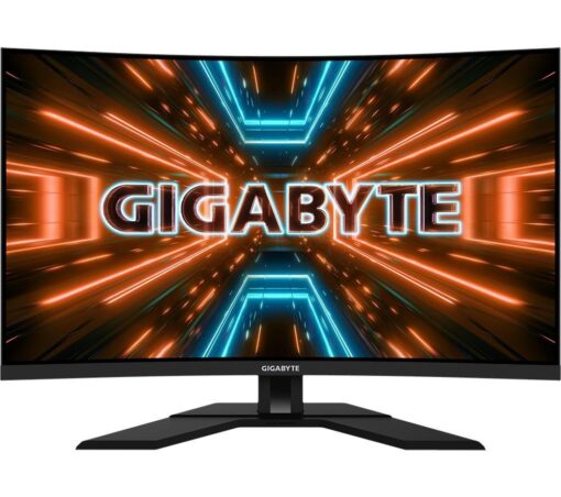 GIGABYTE M32QC Quad HD 32" Curved VA Gaming Monitor - Black, Black