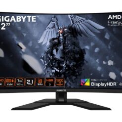 GIGABYTE M32UC 4K Ultra HD 31.5" VA LED Curved Gaming Monitor - Black, Black