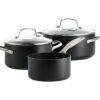 GREENPAN Copenhagen CC005215-001 3-piece Non-stick Cookware Set - Black