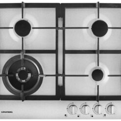 GRUNDIG GIGA6234250X 60 cm Gas Hob - Stainless Steel, Stainless Steel