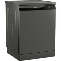 GRUNDIG GNFP3441G Full-size Dishwasher - Graphite, Silver/Grey