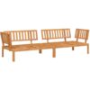 Garden Pallet Corner Sofas 2 pcs Solid Wood Acacia vidaXL