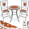 Garden Table and Chairs - bistro set with mosaic - garden table and chairs, outdoor table and chairs, garden table and chairs set