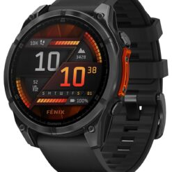 Garmin Fenix 8 47mm Smart Watch - Glass Grey & Black