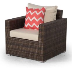 Giardino Sydney Rattan Armchair - Brown