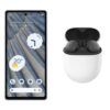 Google Pixel 7a (128 GB, Sea) & Pixel Buds A-Series Wireless Bluetooth Earphones Bundle, Blue