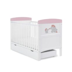 Grace Inspire Cot Bed & Underdrawer - Me & Mini Me Elephants