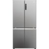 HAIER HCR5919ENMP American-Style Fridge Freezer - Platinum Inox, Silver/Grey