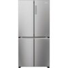 HAIER HCR7818DNMM American-Style Fridge Freezer - Silver, Silver/Grey