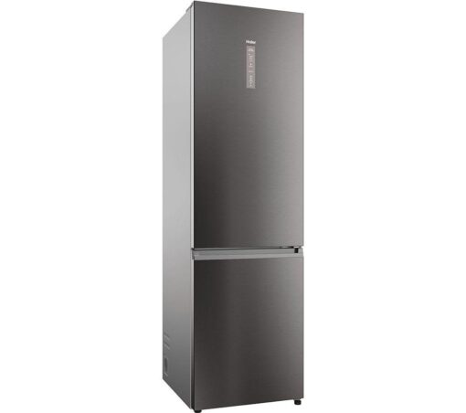 HAIER HDPW5620ANPD Smart 70/30 Fridge Freezer - Platinum Inox, Silver/Grey