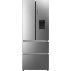 HAIER HFR5719EWMP Fridge Freezer - Platinum Inox, Silver/Grey