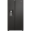 HAIER HSW79F18DIPT American-Style Smart Fridge Freezer - Slate Black, Black