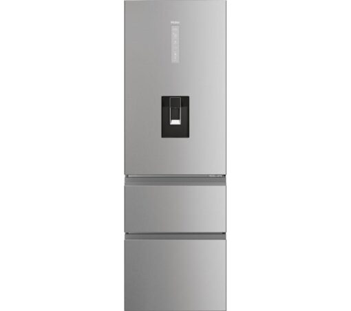 HAIER HTW5618DWMG Smart Fridge Freezer - Silver, Silver/Grey